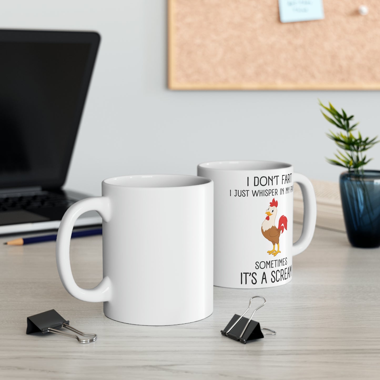 I Don't Fart Ceramic Mug, 11oz