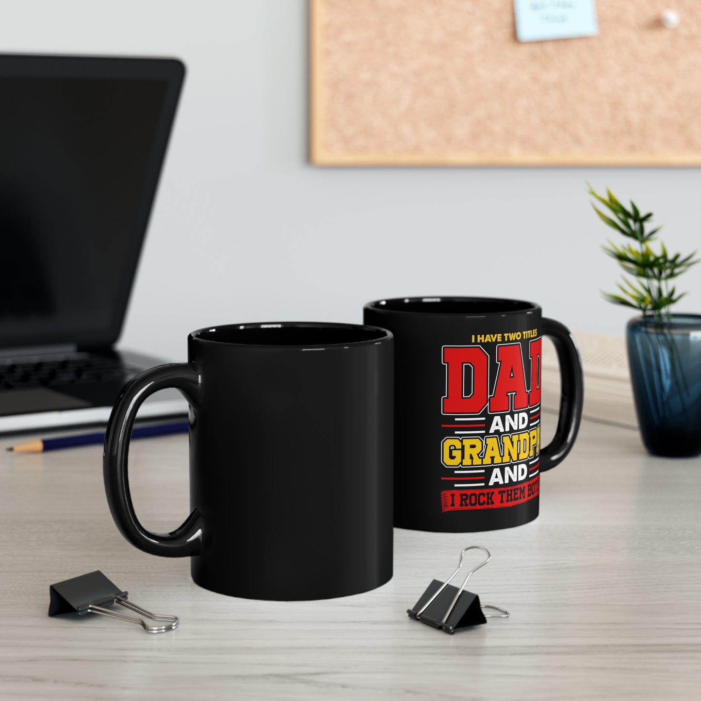 For Dad | Black Mug (11oz)