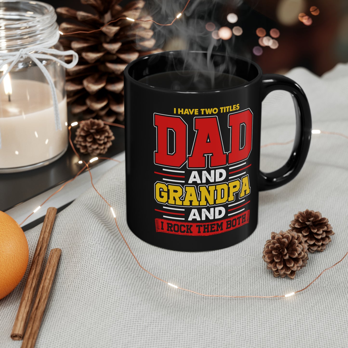 For Dad | Black Mug (11oz)