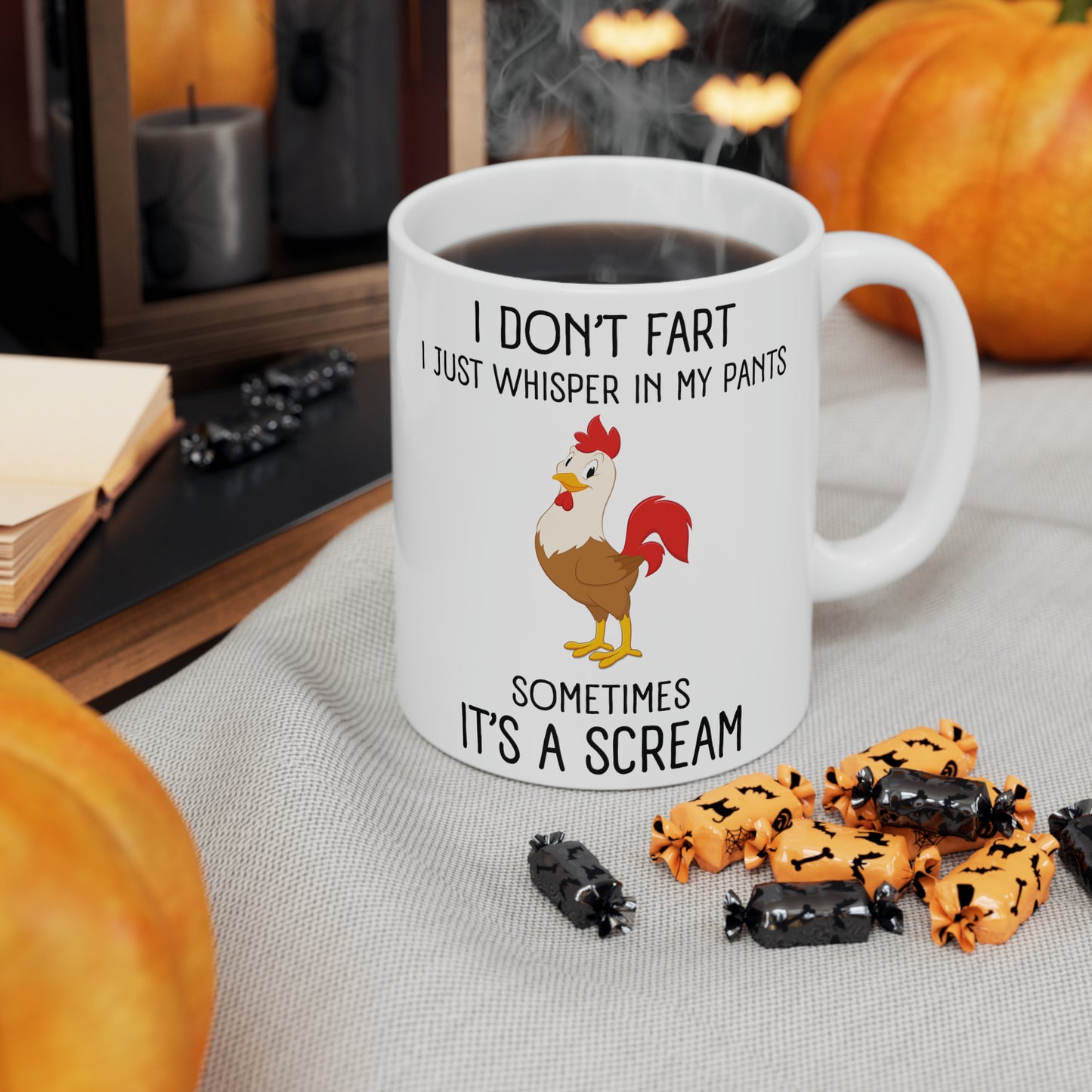 I Don't Fart Ceramic Mug, 11oz