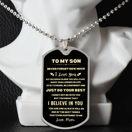 To My Son, Love Mom