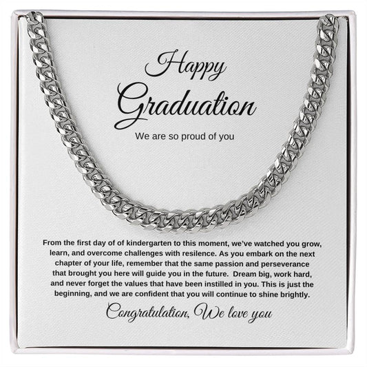 Graduation Gift for Him | Cuban Link Chain